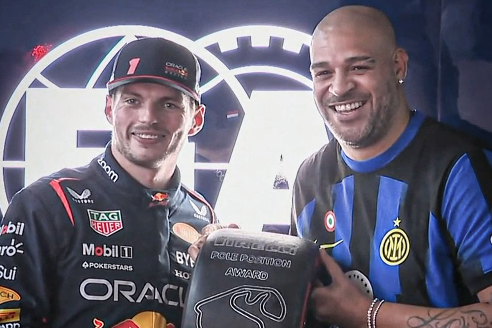 Max Verstappen e Adriano Imperador / Divulgação